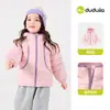Repelente al agua sin flúorChaqueta de plumas para niñas Dudu, ropa de invierno para bebés niñas, ropa de invierno moderna para niños
