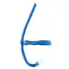 Tubo de respiración para apnea suministros de buceo frontales snorkel manguera de respiración totalmente de silicona entrenamiento de natación entrenamiento para niños