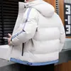 Roupas de Algodão Quentes Novas de Inverno Casaco Casual Masculino Casaco de Inverno Jaqueta Acolchoada de Algodão com Capuz Espesso para Homens