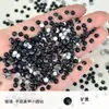 Rinestones para Uñas al por Mayor Diamante Redondo Pequeño de Fondo Plano Deslumbrante Decoraciones de Uñas de Cristal con Diamantes Fan King Rhinestones Diamantes Sueltos Ss4
