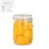 Frasco de Vidrio Transparente para Conservas Frasco Snap Frasco Almacenamiento de Cocina Botella para Pepinillos Frasco de Almacenamiento Frasco Sellado para Té