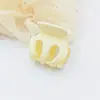 Pinza Pequeña de Garra con Forma de Calabaza para Moño, Fijador de Cola de Caballo Alta, Pinza de Pelo de Princesa, Pinza Pequeña de Garra para Niños, Pinza Superior, Pinza de Tiburón al por Mayor