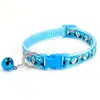 Collar Multicolor Estampado para Perro Perro Pequeño Gato Accesorios con Cascabel Collar Antiperdida Collar para Gato