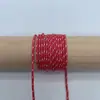 Em Estoque Corda Paracord Colorida Blocada com Núcleo de Poliéster de 2mm Puxador de Bolsa Lanyard DIY Feito à Mão Decoração de Cauda de Puxar à Prova de Vento