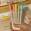 Resaltador de doble punta 30 colores suit marcas de estudiante trazos marcador clave alto valor de color bolígrafo de color a mano venta al por mayor