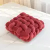 Almofada Estilo Creme Trançada Almofada Sofá Sala de Estar Almofada de Sesta Almofada de Costas Curativa