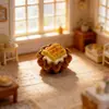 Tartaleta Crocante de Milho 3D Brinquedo Alimentar Resina Cremosa Acessórios Ímãs de Geladeira DIY Chaveiros Presilhas de Cabelo Elásticos de Cabelo Materiais