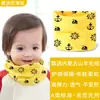 Bufanda Cálida de Algodón Puro con Estampado de Dibujos Animados para Bebé, Protección Universal para el Cuello, Estilo Bufanda, Bufanda Cálida de Invierno para Bebés