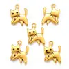 Accesorios de joyería DIY de aleación colgante de gatito animal pulsera llavero colgante decorativo D9350
