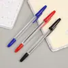 583 Bolígrafo de Plástico con Punta de Bola Forma de Bala 1.0, Rojo, Azul, Negro, Bolígrafos al por Mayor, Alto Valor Estético, en Stock para Uso de Oficina