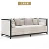 Oficina de Ventas Mesa Larga Estilo Chino Nuevo Escritorio para Varias Personas Mesa de Conferencias Simple Moderna Madera Sólida Mesa y Silla de Negociación