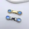 Cobre Chapado en Oro Zirconia de Alta Retención de Color Broche Multiusos Accesorios para Broches de Pulsera y Collar Hechos a Mano con Cuentas Broche de Correa de Reloj