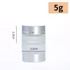 Botella de Crema Esmerilada, Botella de Vidrio para Crema Opaca a la Luz, Botella Dispensadora de Cosméticos, Botella Vacía, Botella de Muestra para Crema de Ojos, Botella de Perfume