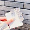 Pinza para flequillo, pinza pequeña de cristal fresca para el cabello, horquilla, pinza lateral para el cabello, linda flor pequeña, pinza para el cabello roto, artefacto para tejer cabello