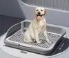 Tapete para Perros Extra Grande con Valla Alta, Antisalpicaduras, Soportes Incluidos para Perros Pequeños, Medianos y Grandes
