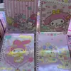 Cuaderno de Hojas Sueltas de Panda Lindo Creativo Dibujo Animado Alto Valor A5 con Rayas Diario Estudiante Cuaderno Espiral Papelería