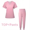Temu Aliexpress Hospital Odontológico Europeu e Americano Sala de Operações Roupa de Lavar Mãos Fato Uniforme de Médico Enfermeiro Roupa de Trabalho para Salão de Beleza