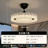 Luminária de teto para quarto estilo francês na cor creme, design simples, nova para o quarto principal, lustre para o escritório, acabamento padrão em ferro
