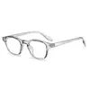 Nuevos Armazones de Lentes Transparentes con Bloques de Color 2026 para Hombre, Armazones de Lentes Estilo Retro Ins Carey, Lentes Sin Graduación con Filtro de Luz Azul para Mujer