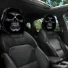 Capa de apoio de cabeça de carro para comércio exterior transfronteiriço, fronha de travesseiro de carro de terror e engraçada, à prova de poeira, altamente respirável, capa de fronha de travesseiro de pescoço de carro personalizada