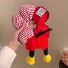 Mickey flor punto de ola anillo de pelo de intestino grueso de pedo grande accesorio para el pelo de bola de felpa linda cabeza de flor princesa caída banda de goma