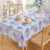 Toalha de Mesa Sem Lavar Doméstica Mesa de Centro Mesa de Jantar Pano Estilo Pastoral Simples Retangular Toalha de Mesa Comércio Exterior Fábrica Cadeia de Suprimentos Atacado