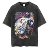 Camiseta Harajuku Streetwear One Piece Estampa Gráfica de Anime t
