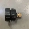 Conector para Accesorios de Barril IBC, Pezón de Válvula de Latón Electrochapado con Doble Rosca Exterior, Grifo de 1/2 Pulgada 3/4 1 Pulgada