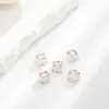 Colgante para Teléfono Móvil Flor de Cuatro Pétalos Agujero Pasante Cadena para Teléfono Accesorio Flor de Mosaico Material DIY Hecho a Mano Accesorio para Cadena de Teléfono