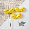 Macaron Color Cute Style Bow Paint Alloy Handmade DIY Beaded Mobile Phone Chain Colar Acessórios para Cabelo