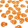 Novos Confetes Ornamentos para Festa de Halloween Transfronteiriça Bruxa Fantasma Teia de Aranha Caveira Cabeça de Fantasma Conjunto Decoração Atacado