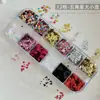 Lantejoulas para nail art 12 cores decorações para nail art 1mm tamanho misto bolinhas materiais DIY acessórios para decoração de unhas postiças