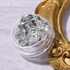 Manicura Papel de Oro Hoja de Oro Papel de Aluminio Platino Ultrafino Adhesivo Dorado Plateado Popular Estilo Japonés Nueva Decoración de Uñas