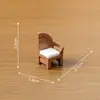 Nuevo producto transfronterizo: serie de muebles de estilo sudeste asiático creativo, accesorios de decoración DIY para casa de muñecas, adornos para paisajes en miniatura