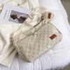 Casual Grande Capacidade Bag Feminino Primavera 2023 Nova Classe Estudante Pequeno Praça Simples Comutante Shoulder Tote Bag