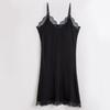 Novo Vestido de Noite com Decote V Ondas d'Água Solto Justo Vestido Sexy Base Vestido Renda Saia de Tule