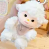 Chaveiro Fofo de Pelúcia Panda, Crocodilo e Pato Boneco Pingente para Bolsa Brinquedo