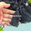 Venta directa del fabricante: Borlas de Algodón Puro, Flecos de Borla de 8 cm, Textiles para el Hogar y Accesorios de Ropa, Borlas Pequeñas en Stock, Flecos de Borla Teñibles