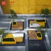 Asiento a Medida para Hueco de Árbol de Fibra de Vidrio para Exteriores Asiento Irregular para Banco de Paisajismo Municipal Taburete de Asiento Plaza Comercial Macetero GRC para Hueco de Árbol Ingeniería
