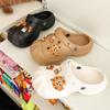 Zuecos Eva sin olor Verano Zuecos de comercio exterior Ropa exterior para mujer Zuecos lindos antideslizantes Zapatos punta a punta para hombre Venta al por mayor