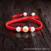 Joyería Caballo Dragón Cuentas Luminosas Pulsera de Cuerda Roja Zodiacal para Hombres y Mujeres Joyería Colgante Buda Benming Venta al por Mayor Ratón