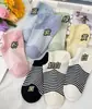 Calcetines de Hilo de Puntos para Mujer Verano Finos Bajos Boca Baja Invisibles Antideslizantes No se Caen con Calcetines Cortos para Mujer Tendencia Ins