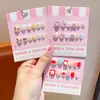 Accesorios y Joyería de Alta Gama para Niñas Uñas Portables Lindas Dulces Joyería para Manos Pegatinas de Dibujos Animados Puntas de Uñas Regalos