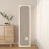 Funda cuadrada vertical de cobertura total para aire acondicionado, a prueba de polvo y resistente al sol, funda de tela elástica con estampado, para uso doméstico en la sala de estar, para aires acondicionados de gabinete cuadrado