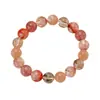 Nuevo Pulsera de Cristal Duobao Estilo Chino para Mujer Cristal para el Cabello de Gama Alta Flor Roja Pegamento de Super Siete de la Suerte Pulsera de Carpa al Por Mayor