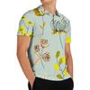 Polo 3D para hombre, 2023, directo de fábrica, Amazon, polo transfronterizo para hombre y mujer, ropa con logotipo personalizado.