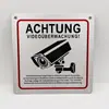 Suministros del Fabricante Señales de Advertencia de Monitoreo de Aleación de Aluminio para Comercio Exterior Transfronterizo Amazon Señales Cepilladas Señales de Seguridad