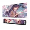 Sakurajima mouse pad de linho anime juventude cabeça de porco adolescentes não sonharão com coelhinha ensino médio tapete de mesa homens