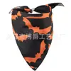 Decoración de Fiesta de Halloween para Mascotas Bufanda Babero Gato y Perro Bufanda de Halloween Murciélago Calabaza Perro Bufanda Triangular