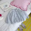 Abrigo de Otoño para Niñas 2026 Nuevo Estilo Cárdigan Corto Dulce de Encaje para Bebés Niñas Moda Coreana Top
